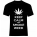 Тениска Weed Keep Calm and Smoke - 500008